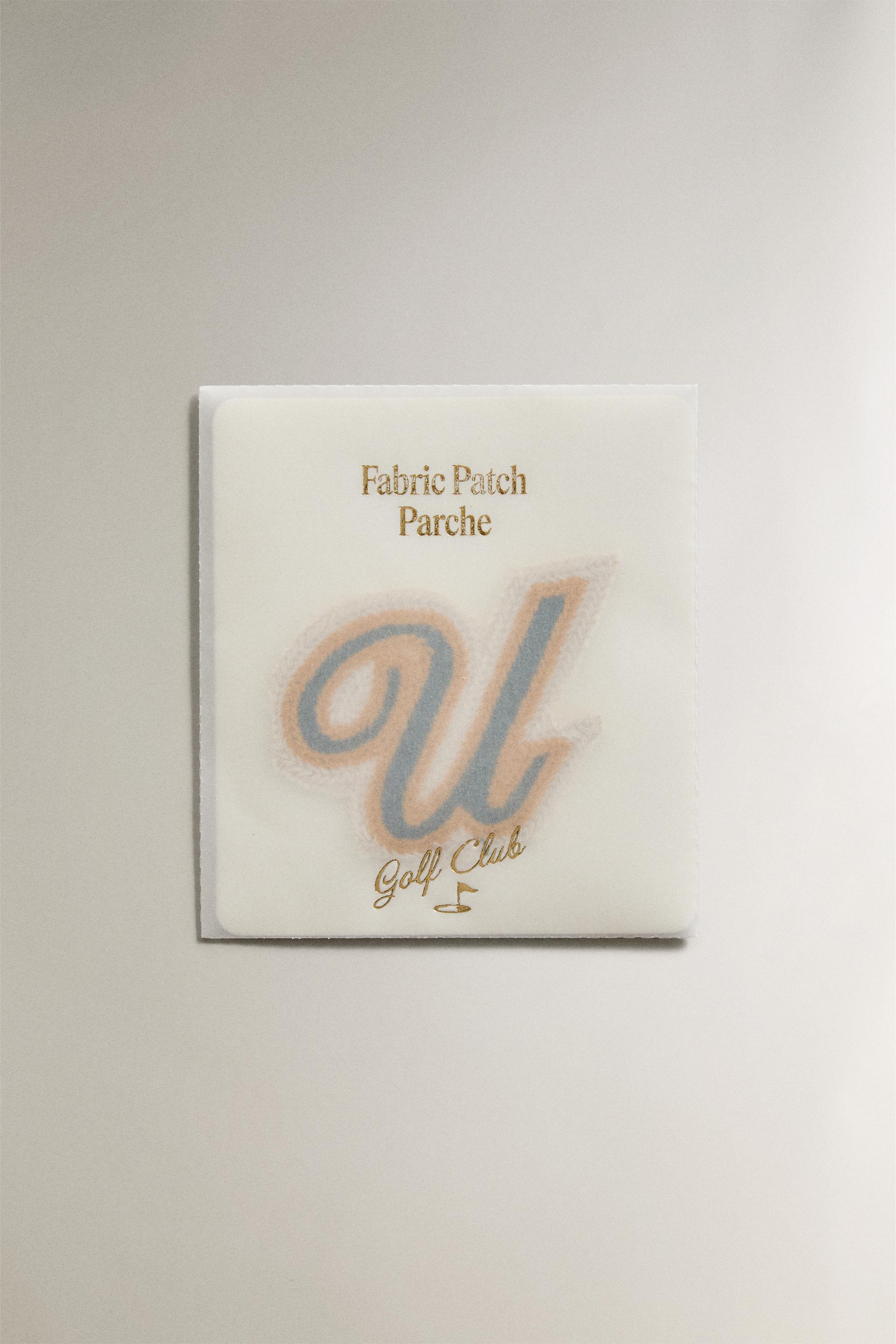 PATCH COTON LETTRE U